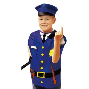 

Kids Cosplay Career Costume Set Firefighter Policemen Nurse Chef Roleplay Outfit 23GD