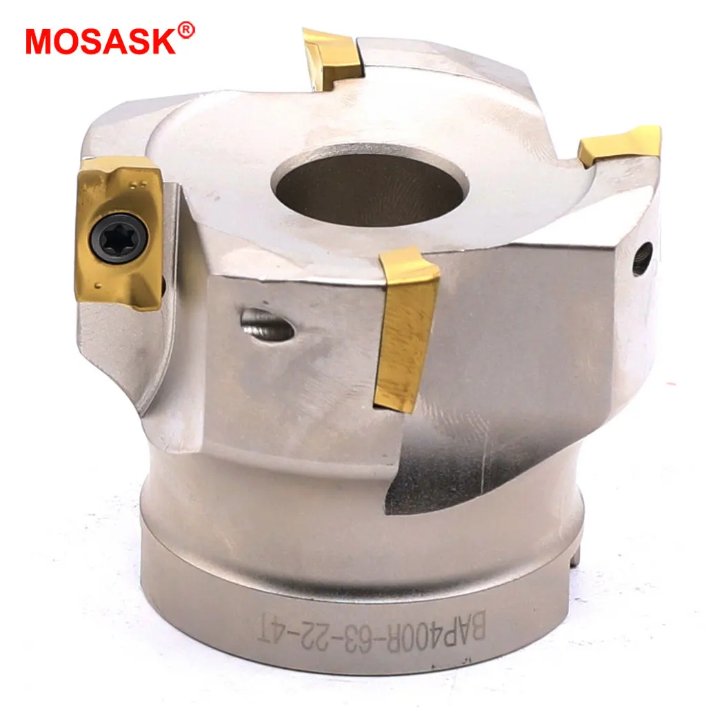 Moask BAP400R 40 50 63 мм прецизионная зажатая торцевая фреза APMT 1604 для резки стали с