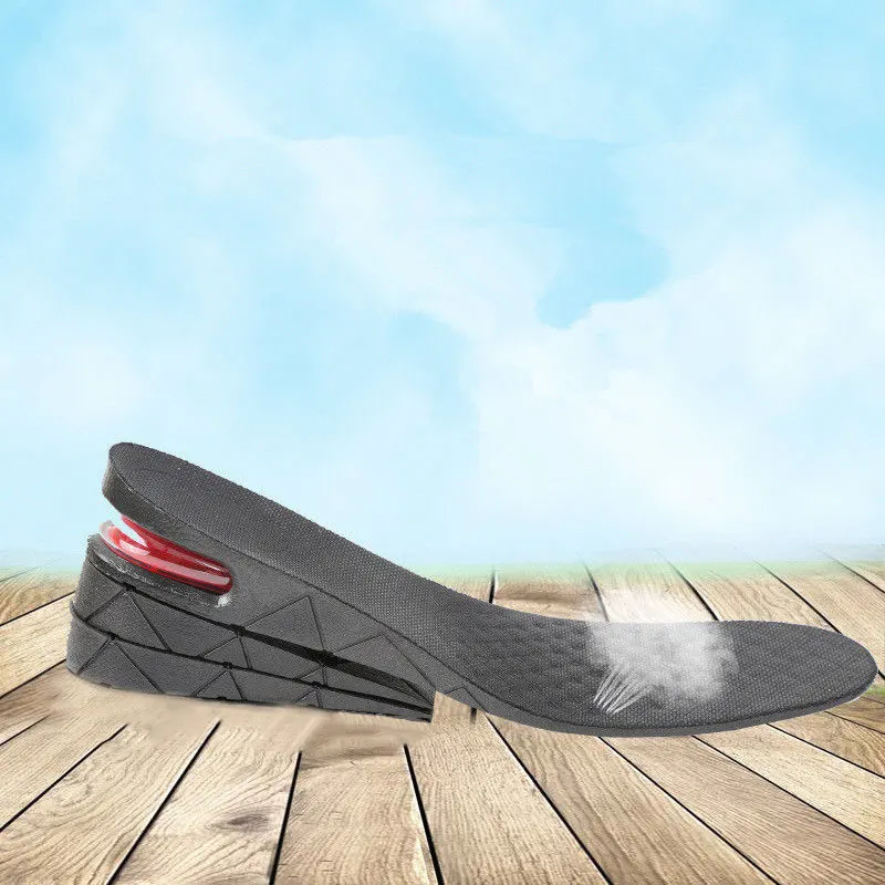 

1 Pair 3-Layer Adjustable Height Increase Insole Heel Lift Gain Altitude Shoe Pads WML99