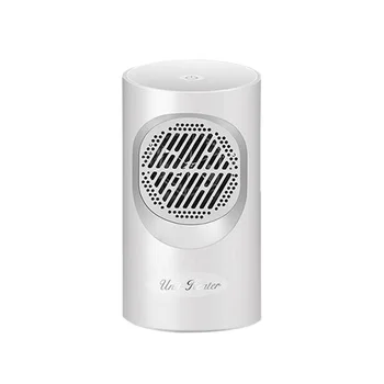 

400W MINI Electric Portable Fast Heater Electric Hot Fan Home Office Winter Warmer Desk White (EU Plug)