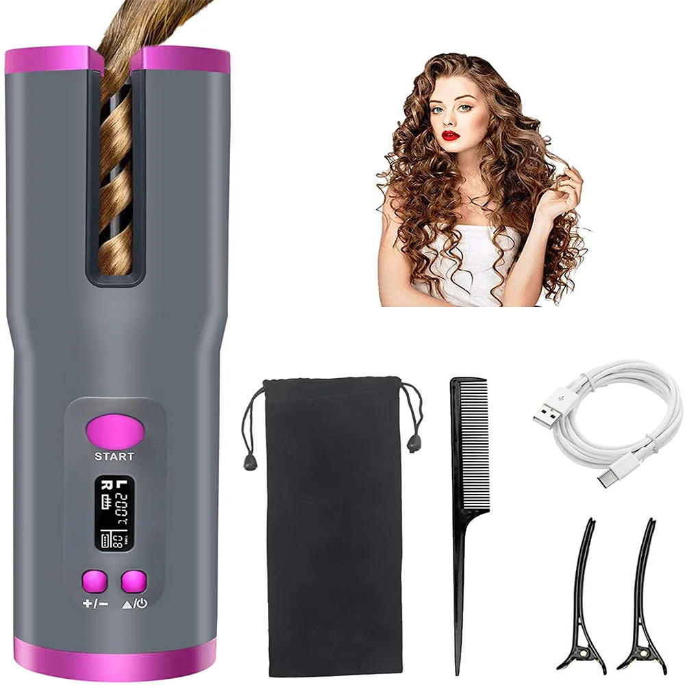 Wireless Curling Iron Automatic Hair Curler