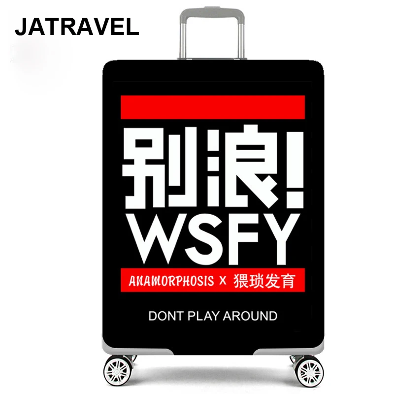 

JATRAVEL Letter Luggage Case Protective Cover Thicken Elastic Suitcase Cover Apply 18-32Inch Suitcase Travel Accessories