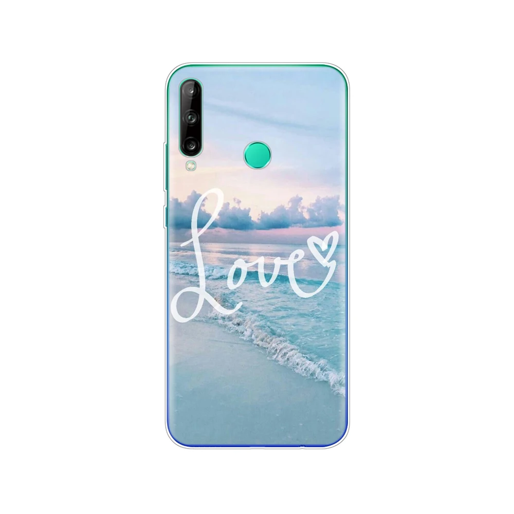 Чехол для Huawei P40 Lite мягкий силиконовый чехол из ТПУ телефона E P40Lite бампер