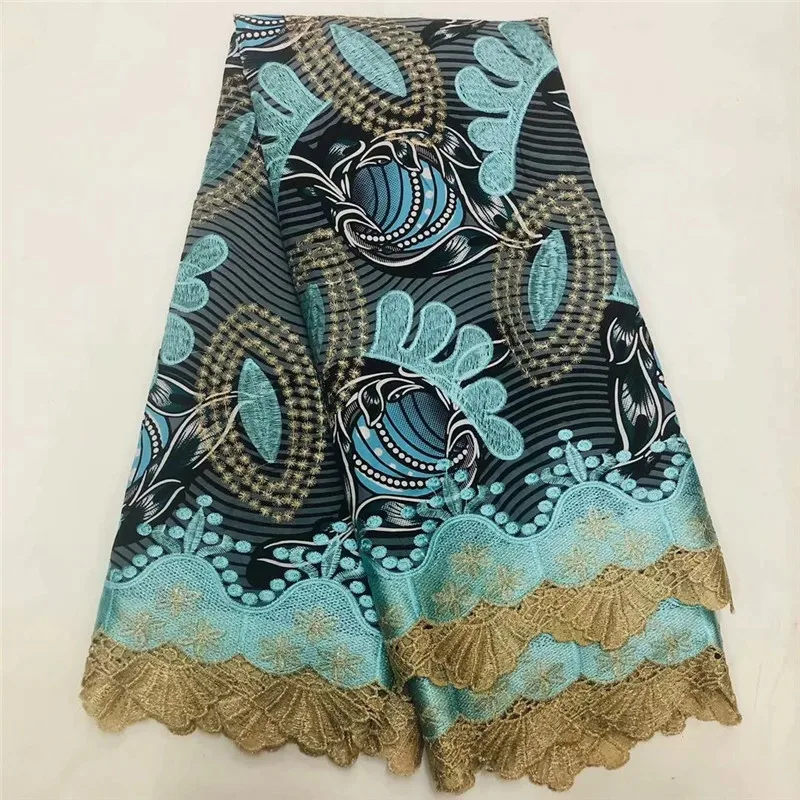 

High-End Lace Fabric 2020 Wax Cord Lace Fabric African Lace Fabric New Wax Cord Lace For Women Wedding Party Dress XM032723