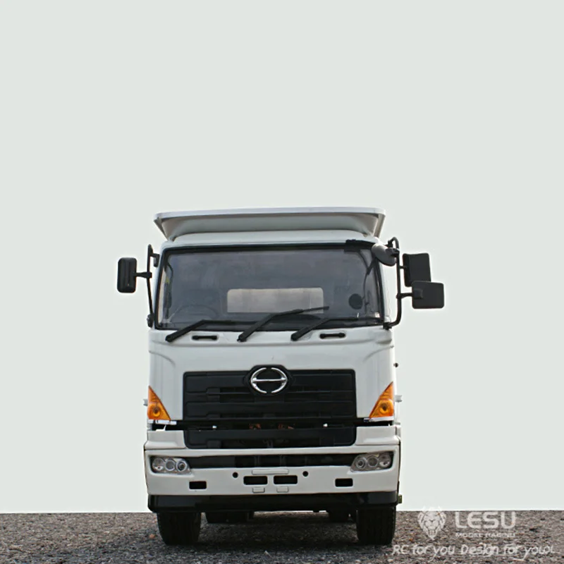 1/14 LESU RC Hino700 6x4 Бортовой для трактора, прицепа, грузовика с металлическим шасси