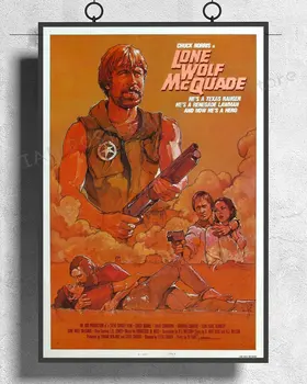 

NJ698 LONE WOLF MCQUADE Movie Wall Sticker Silk Poster Art Home Decoration