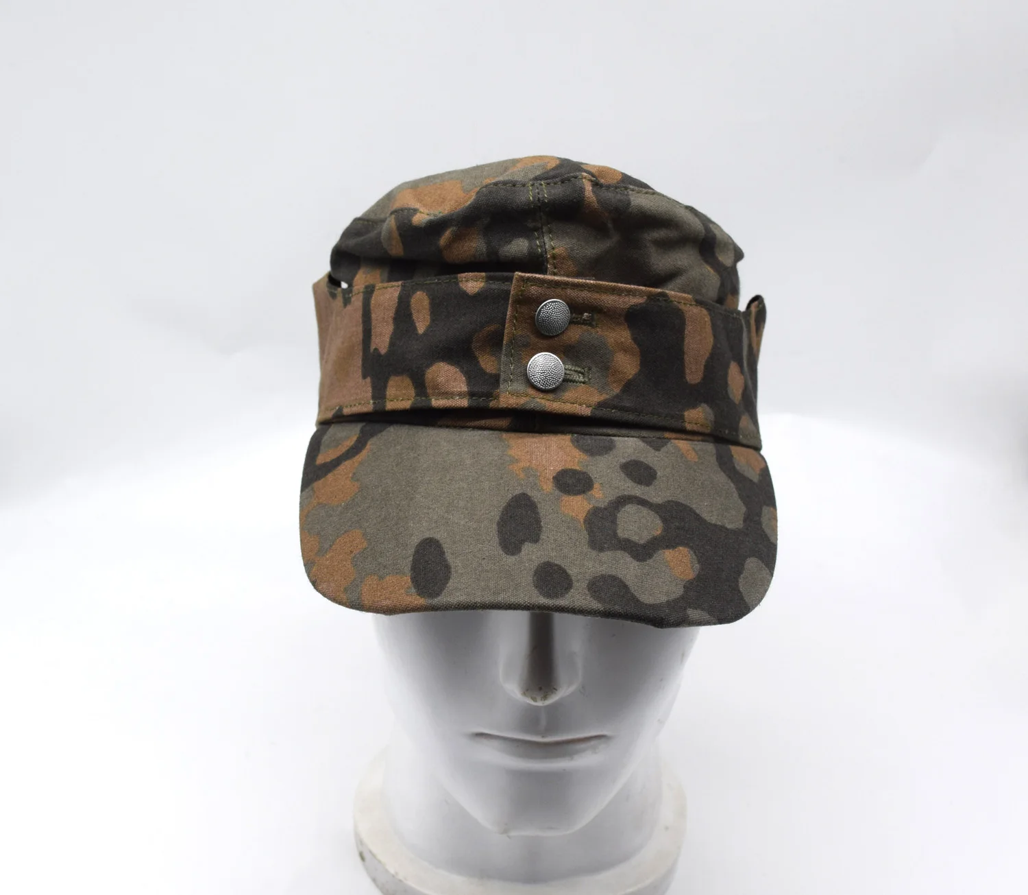Reenactment German Army Camo Cap Camouflage Hat Autumn Plane Tree Color