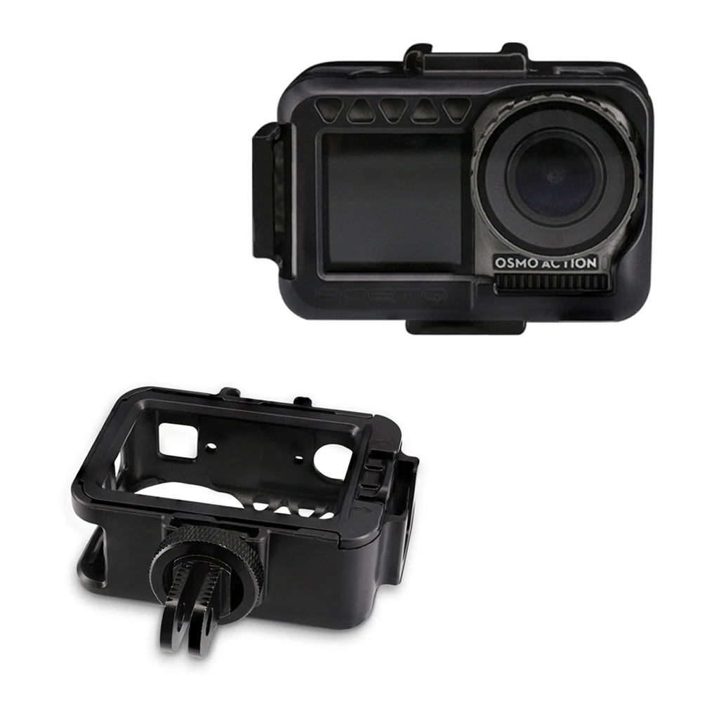 Adapter For DJI Osmo Action Camera Metal Frame Protective Cage Housing Case