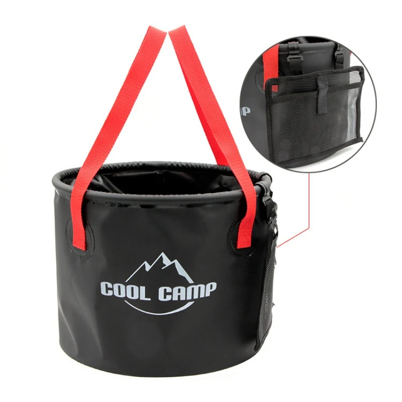 Strong 20LL Foldable Water Bucket Car Wash Container Collapsible Camping Cleaning Portable Barrel Outdoor Traveling Water Bags