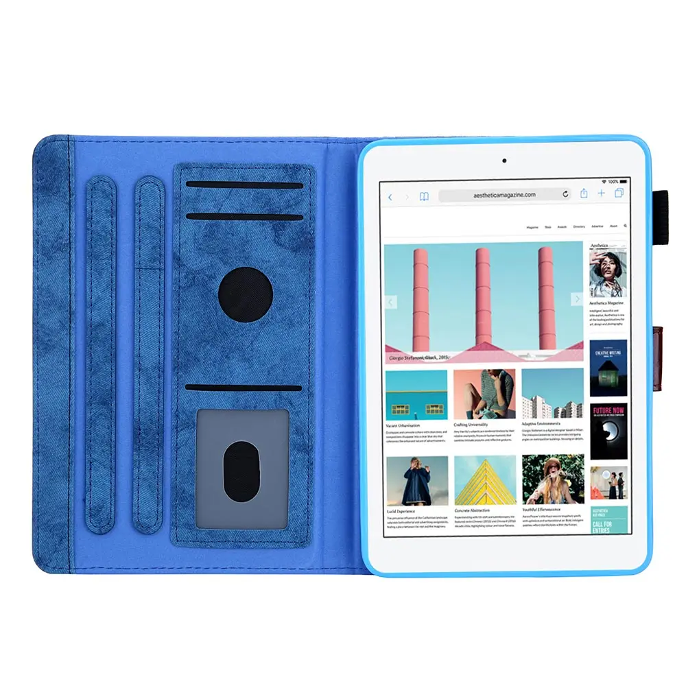 Чехол с держателем для карт для iPad Mini 5 mini 4 Магнитная ткань PU кожаный чехол-подставка для Apple iPad mini 5-го поколения