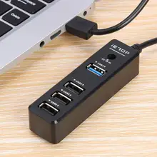 4 порта USB 3,0 концентратор USB3.0 к USB3.0 USB2.0 адаптер Поддержка 2 ТБ HDD жесткий диск Максимальная скорость передачи данных до 5 Гбит/с