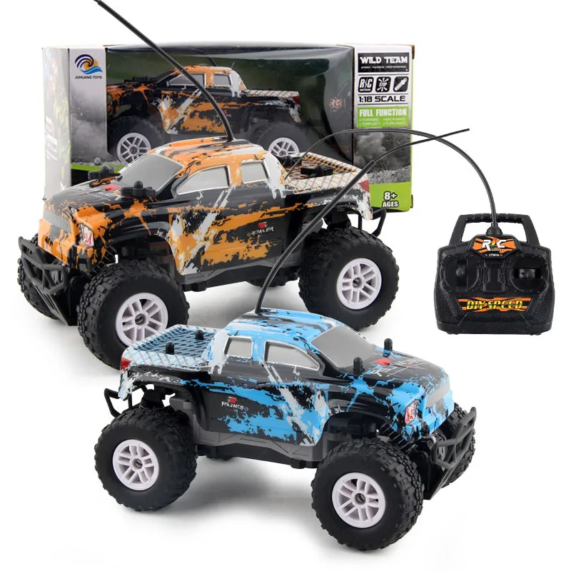 

1: 18 Stone Wireless Remote Control off-Road Vehicle New Style Children High-Speed Climbing Electric Remote Control Toy Car