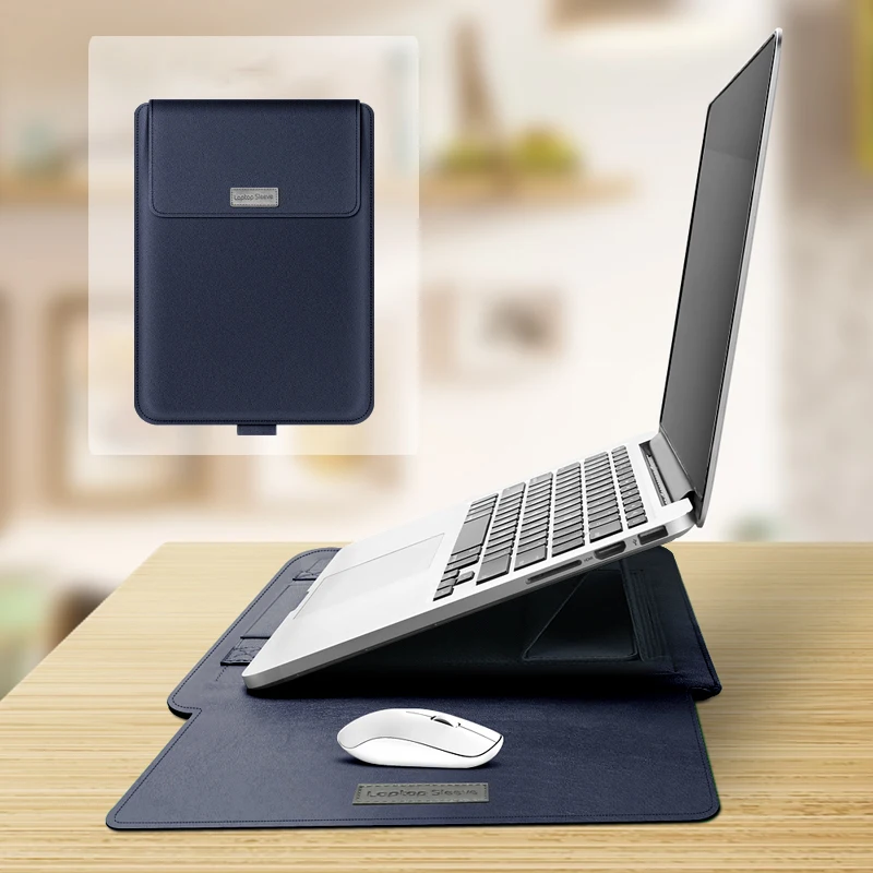 Ledertasche Tasche Laptop Ständer Abdeckung für MacBook Pro Air Retina 11 13 15. 