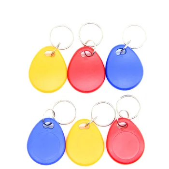 

100pcs EM4305 EM4205 Waterproof moisture-proof RFID 125KHZ Replicable Writable Keyfobs Key Tags Clone Blank Card Access Control
