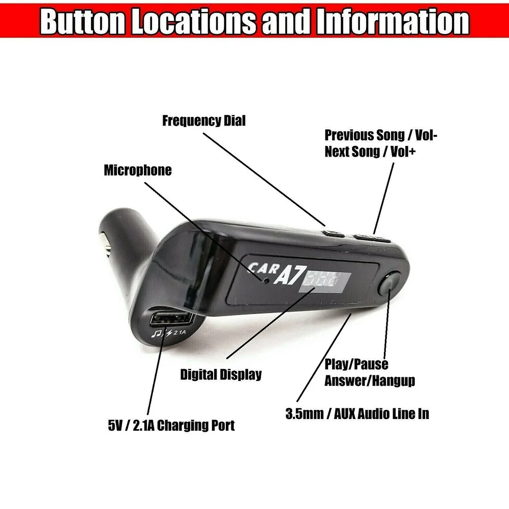 Bluetooth fm-передатчик зарядка радио умный Удобный беспроводной электронный Громкая связь шумоподавление легкий в установке автомобильный адаптер
