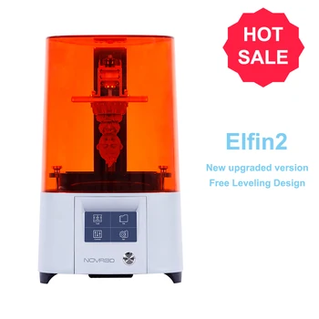 

NOVA3D 2020 New Elfin2 3d Printer Upgrade UV Photocuring Free Levelling Desktop 3d Printer 405nm 3d Printing kit