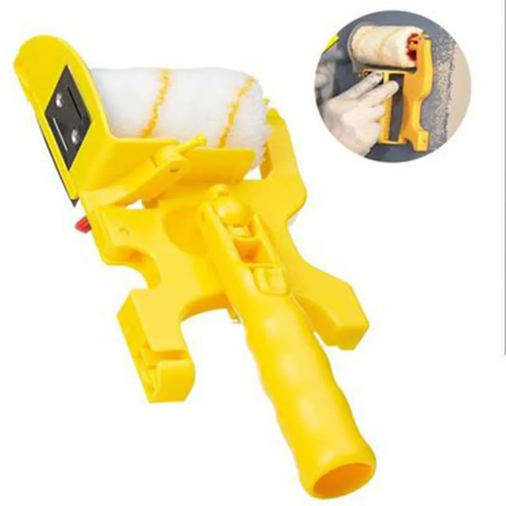 Clean Cut Paint Edger Roller Trimming Roller Brush Hair Brush Paint Brush Portable Latex Paint Roller Brush afbeelding