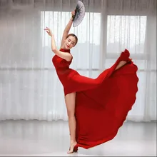 Новое Сексуальное Женское цельное длинное платье удобный модальный костюм для танца живота сетчатая Шея сказочная юбка для восточных танцев черная большая