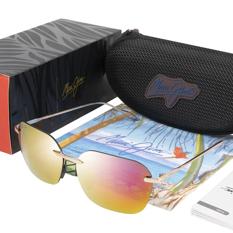 

BRAND DESIGN Komohana Polarized Sunglasses For Men Pilot Driving Sunglasses Male Fishing Goggles UV400 Eyewear