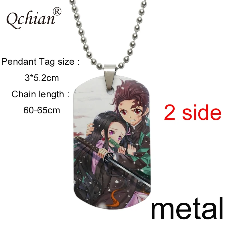 98-SD-52 Японское аниме Demon Slayer косплей брелок ожерелье серьги реквизит Kimetsu no Yaiba Tanjirou Kamado косплей вентиляторы аксессуары - Цвет: 98-SD-52