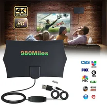 Новинка 980 Миля Диапазон антенны ТВ цифровой HD Skywire антенна Цифровой 1080p Крытый Дом