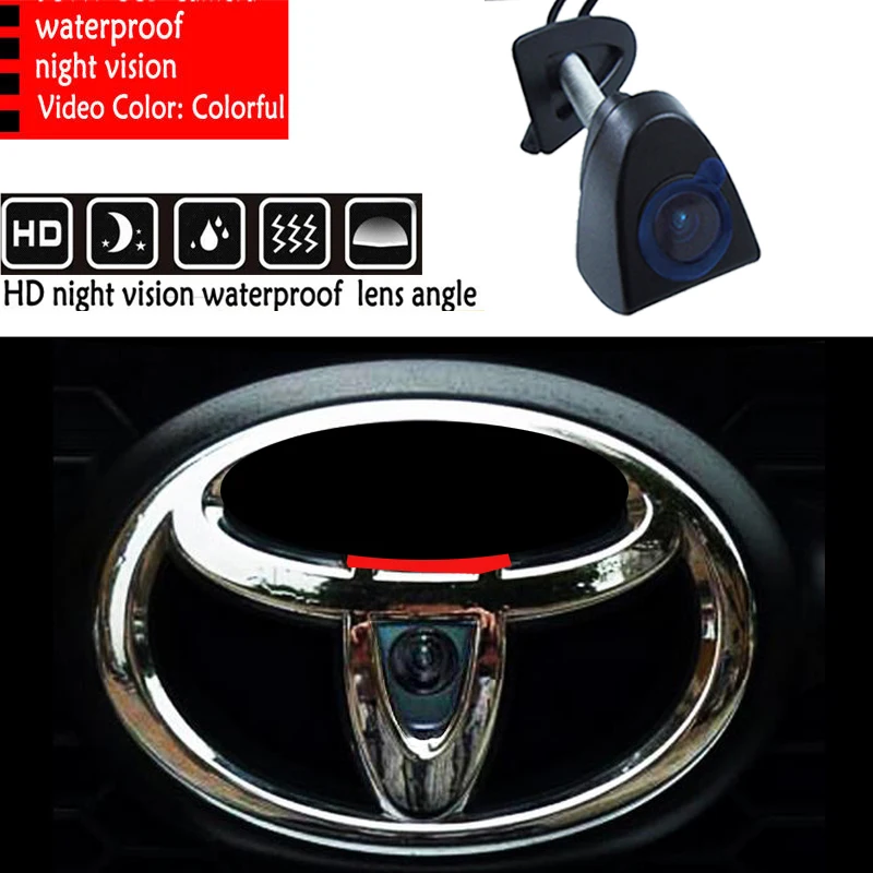 FUWAYDA для SONY CCD HD Логотип Переднего Вида Автомобиля Встраиваемая камера Toyota серия