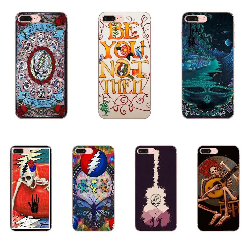Чехлы для Samsung Galaxy A10 A20 A20E A3 A40 A5 A50 A7 J1 J3 J4 J5 J6 J7 2016 2017 2018 America рок-группа Grateful Dead |