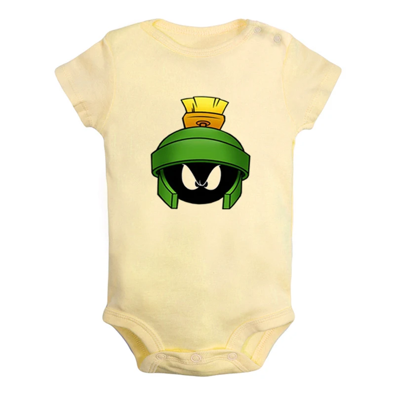 Marvin the Martian/забавные комплекты для новорожденных мальчиков и девочек с изображением героев мультфильма «Мир Уэйнов»; комбинезон с принтом; боди для младенцев - Цвет: JcBaby1349YD