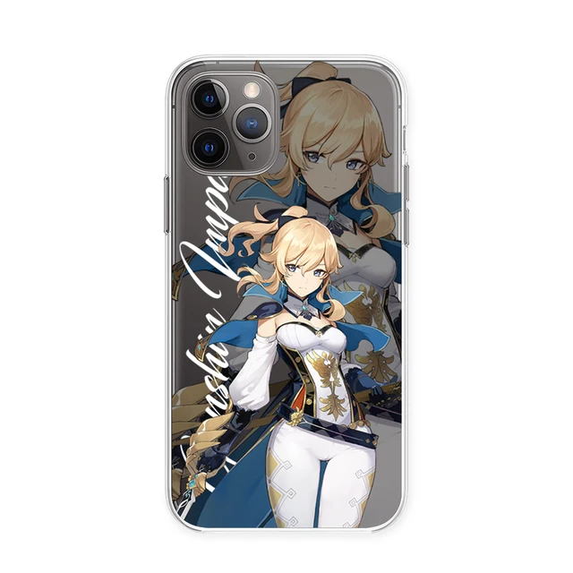 Hot Genshin Impact Transparent Mobile Phone Case For IPhone 13 12 11 Pro Max Xs X Xr 7 8 Plus Personality DIY Desin Clear Cover A9