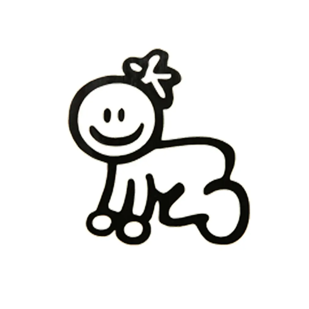 

Creative Funny Family Members Wall Home Decor Decal Auto Truck Car Sticker Waterproof Sticker for Door Window Glass Laptop