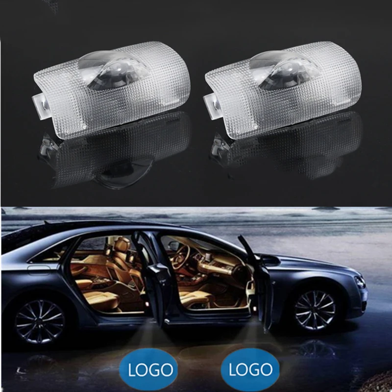 2 шт., светодиодный светильник с логотипом на дверь автомобиля для LEXUS GX LX RX LS, светодиодный светильник для двери, светящийся проектор, лазерный светильник, пригодный для LEXUS