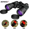 Borwolf 10-30X50 High Magnification HD Professional Zoom powerful Binoculars Light night vision for hunting telescope monocular 2