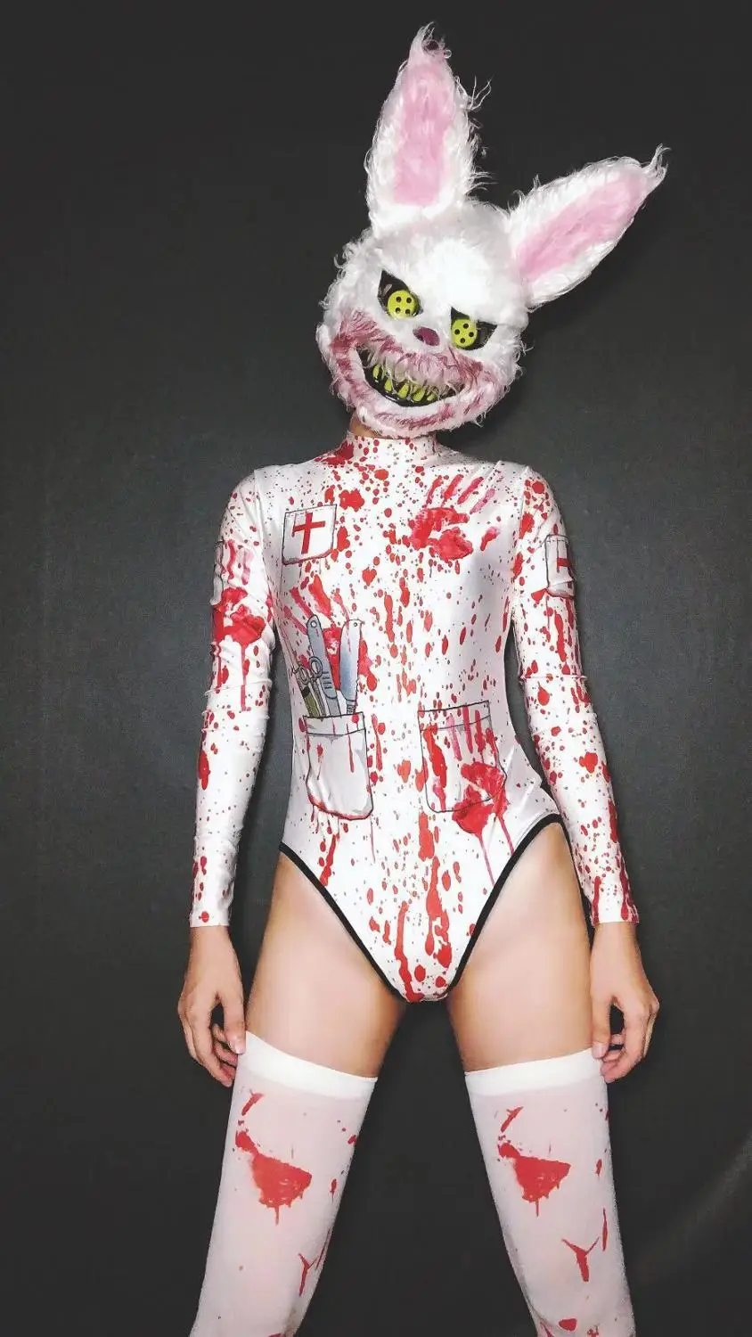 Crazy Rabbit Costume: The Ultimate Guide to This Wild, LED-Lit Halloween  Outfit, image size:844x1500