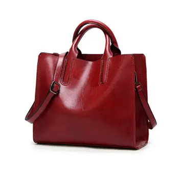 

Leather women Handbags Big Bag High Quality Casual Female pocket Trunk Tote Shoulder Bag Ladies Bolsos package