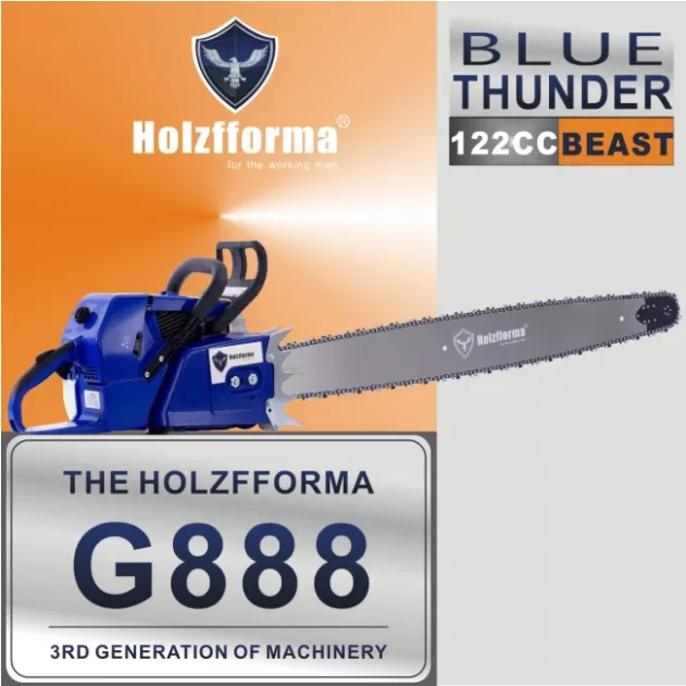 Farmertec 122cc Holzfforma® Blue Thunder G888 ChainSaw Power Head