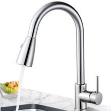 US/UK/RU/EU/AU Multifunctional Stainless Steel Bathroom Kitchen Basin Faucet Pull Out Hot and Cold Water Sink Tap Home Hotel