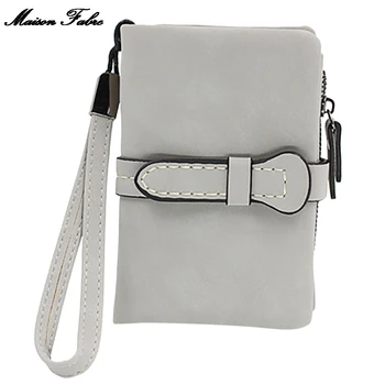 

Maison Fabre Wallet Women's 2020 New Matte Zipper Short Wallet Multi-Function Mobile Phone Bag Wallet For Credit Cards