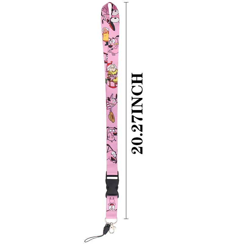 P3990 Dongmanli отвага трусливая собака брелок Lanyards держатель удостоверения личности ID карта Пропуск Тренажерный зал мобильный бейдж держатель ключевой ремень