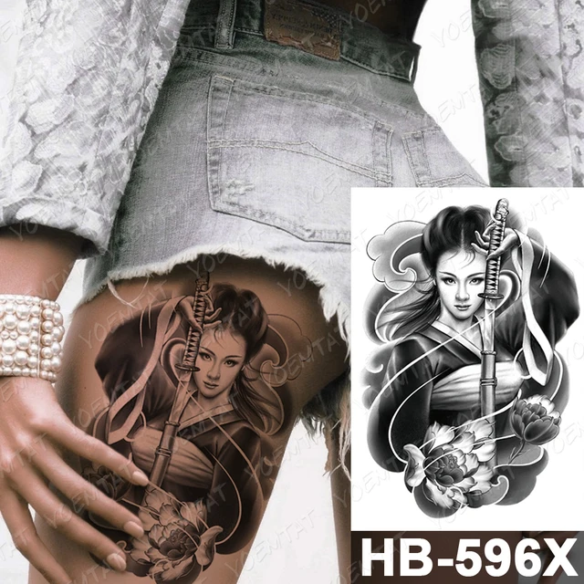 Waterproof Temporary Tattoo Sticker Dark Old School Moth Butterfly Flash Tattoos Snake Rose Body Art Arm Fake Tatoo Women Men 12-HB596X