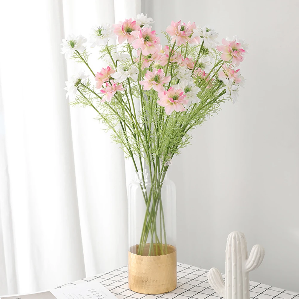 3 цветных цветов 70 см новинка яркие строительные цветы букет невесты домашний