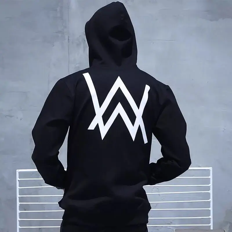Alan Walker выцветший Стиль Знаменитостей электронная музыка для мужчин и женщин-пуловер с капюшоном для пары с капюшоном Мода