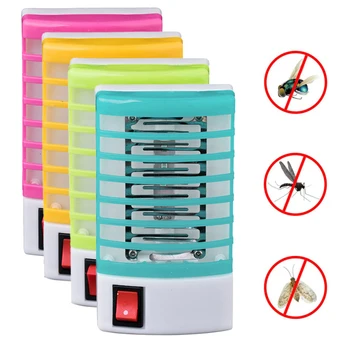 

Mini LED Electric Mosquito Repellent Fly Bug Insect Trap Killer Zapper Lamp Light EU Plug Mosquito Killer Light Hot Sale