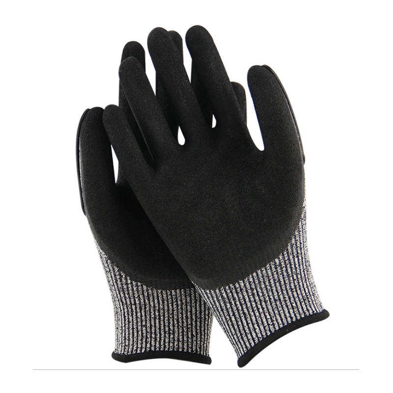 Cut Resistant Gloves Anti Impact Vibration Oil TPR GMG Safety Work Gloves Anti Cut Proof Shock Mechanics Impact Resistant