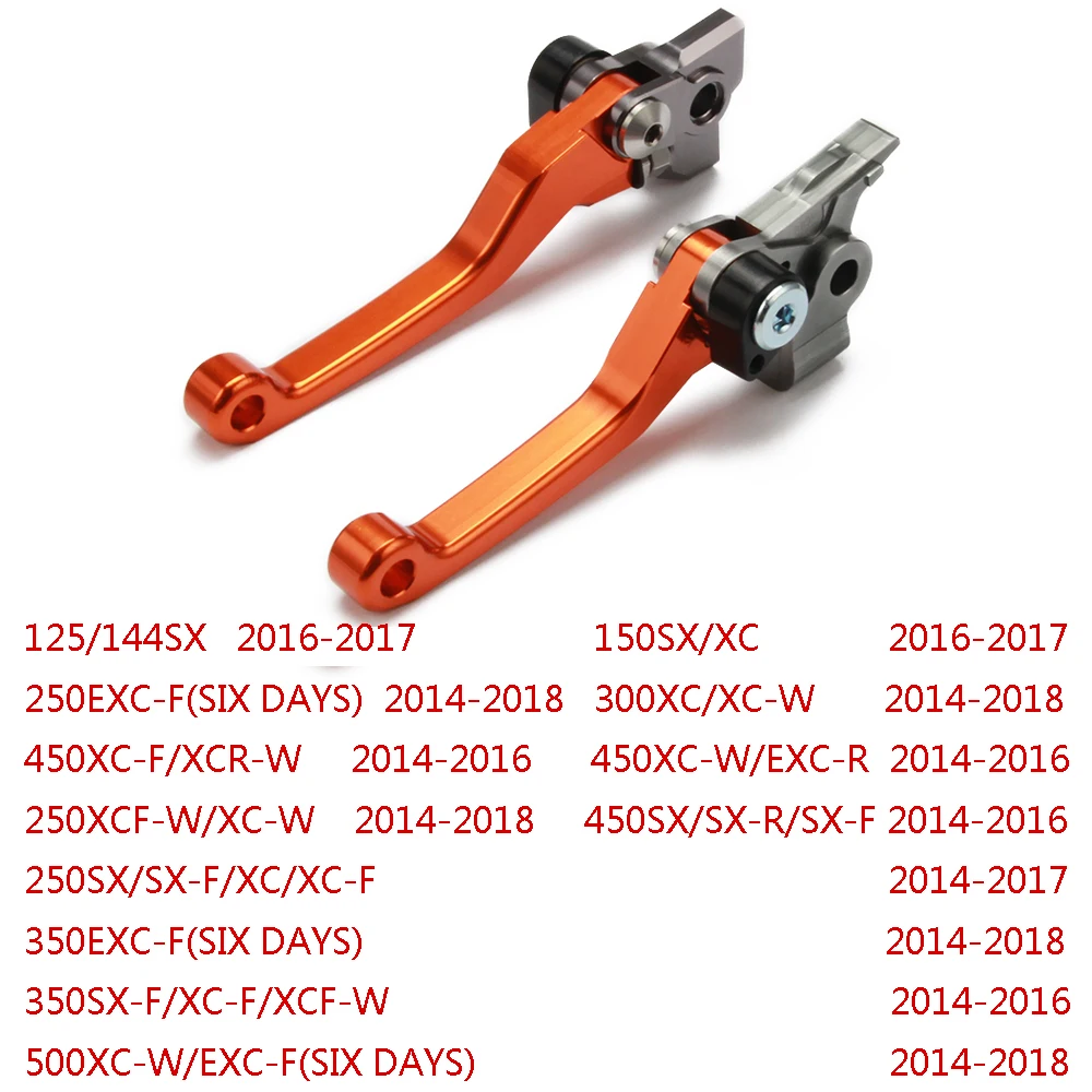 Алюминий сводные тормозной рычаг сцепления для KTM Husqvrna EXC SX XC XCW EXCF EXC-F SX SXF SX-F шесть день 125 250 350 450 505 525 530 - Цвет: 2