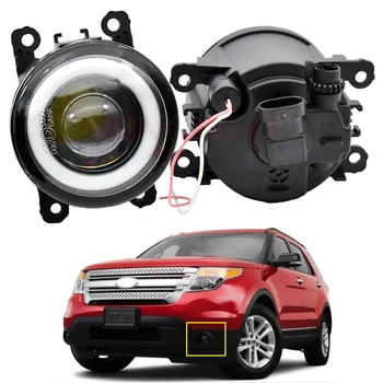 

2pcs Fog Lamp Assembly LED Fog light with Angel eye For Ford Explorer 2011-2014 For Ford Fiesta VI Hatchback 2008-2015