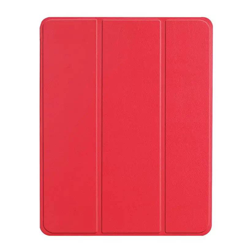 Red Чехол-футляр на магните для Apple, iPad 9,7 A1893 A1954 с подставка для ручки с просыпающимся смарт/Sleep(Пробуждение/спящий режим) складной кожаный чехол со стилусом - Цвет: Red
