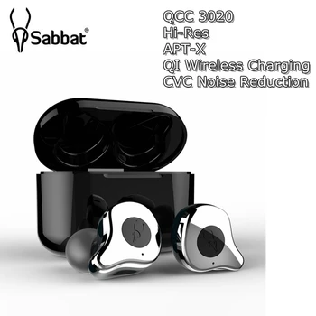 

Sabbat E12 Ultra QCC3020 TWS bluetooth 5.0 Earphone Hi-Res HiFi 4 Mic Noise Reduction Earbuds Sports Headset Wireless Charging