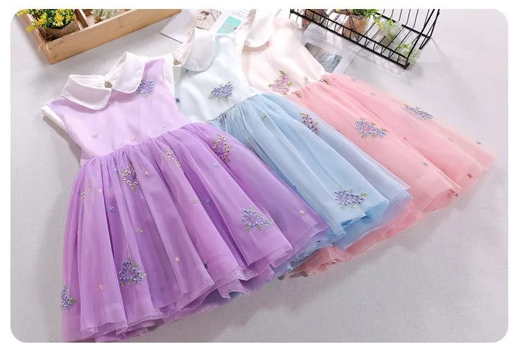 Spring/Autumn Children girl's sets Princess skirt cotton three-piece suit children's sets cardigan sweater