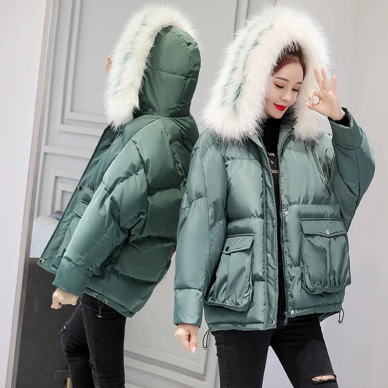 

Cotton Coat Women's 2019 New Style Coat Winter Korean-style Students Winter Loose-Fit Short Cotton-padded Clothes Fashion Versat