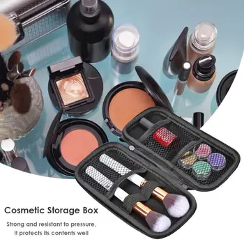 

Black Zipper Pencil Case EVA Stationery Pouch Makeup Earphone Storage Bags